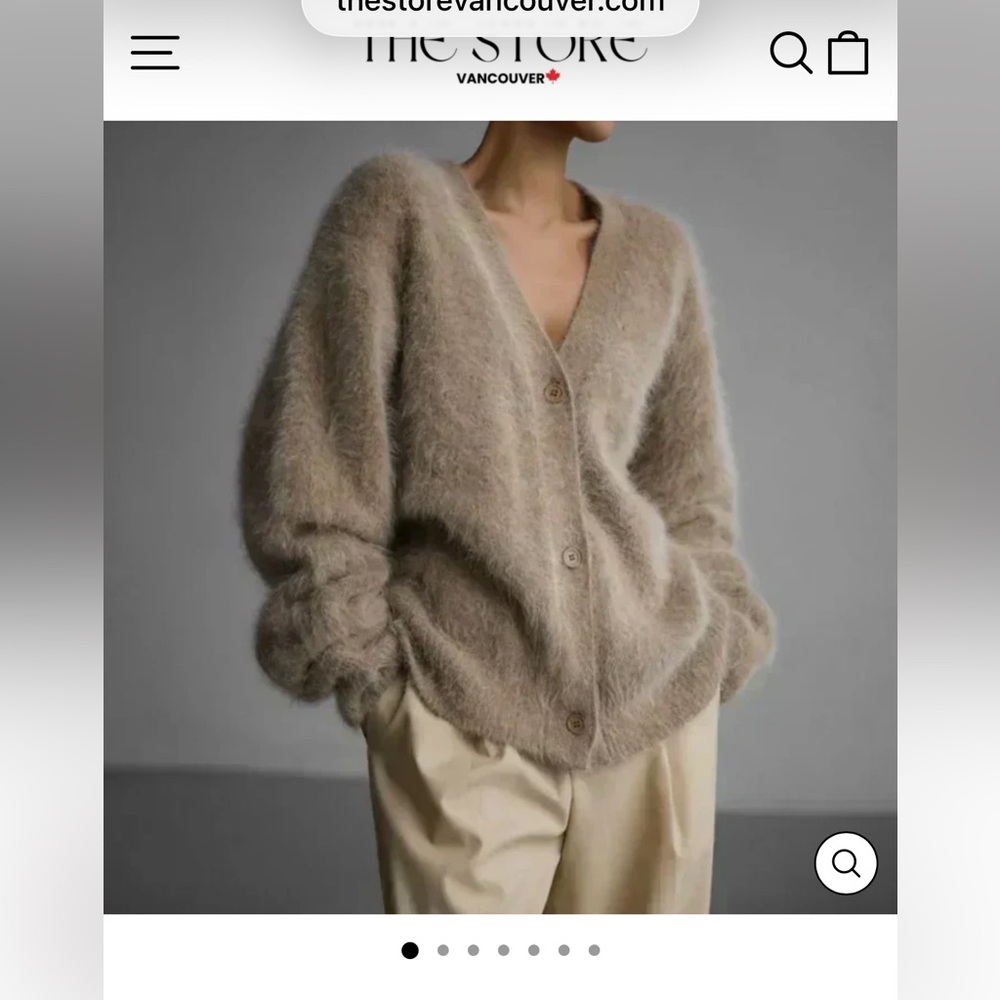 NEW beige cardigan size M